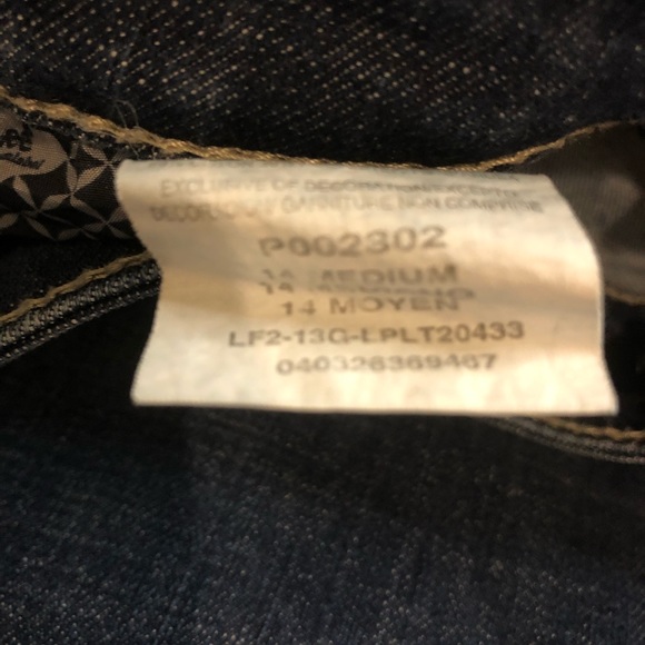 Lee Platinum Label Women’s Size 14 Embroidered Straight Leg Denim Jeans - Picture 7 of 10